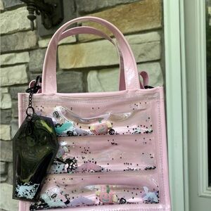 Electric Bubblegum Custom Mini Tote pastel goth Halloween bag purse